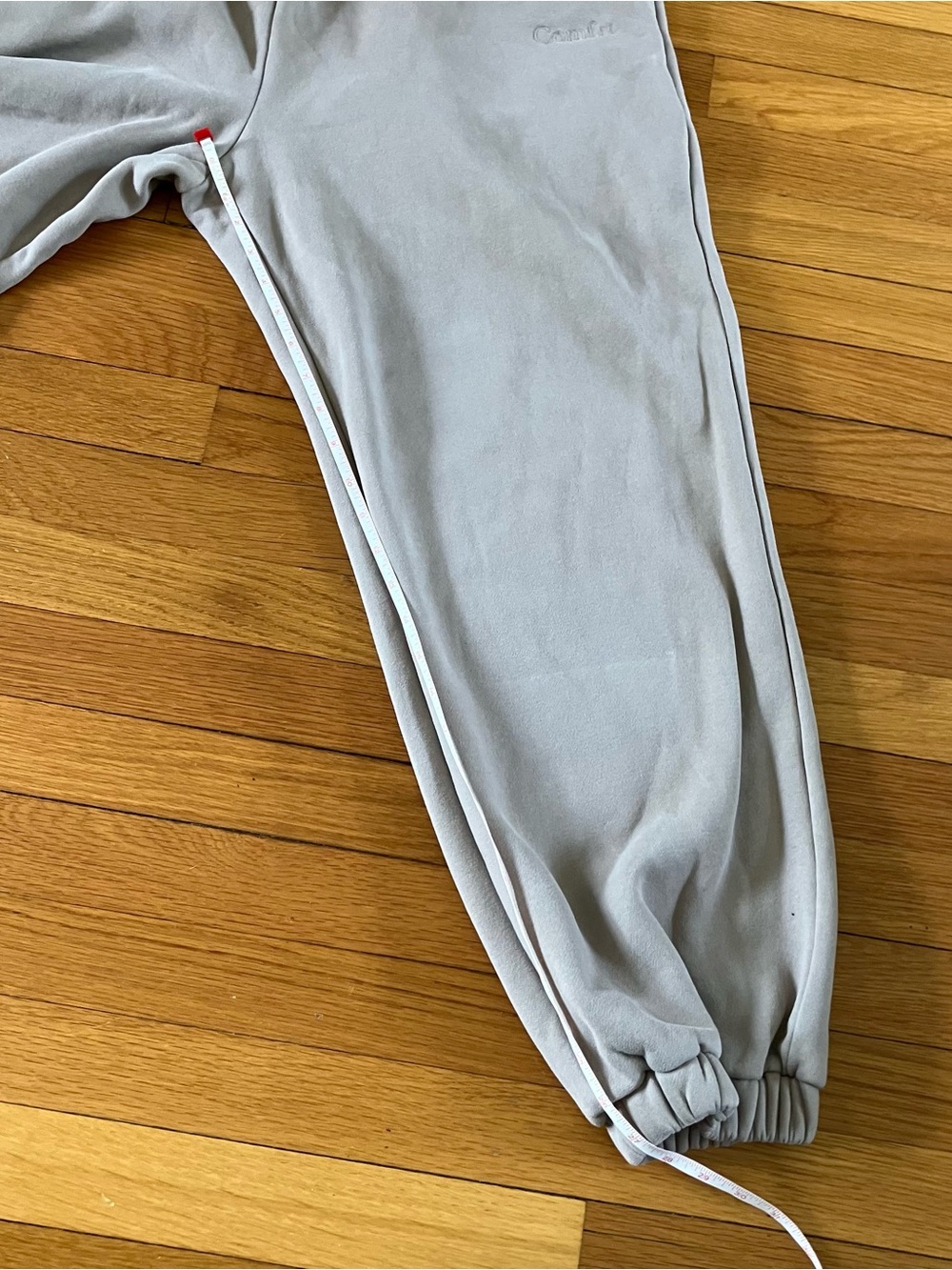 Comfrt Beige Neutral Cozy High Rise Lounge Sweats Sweatpants XL Extra Large - Picture 10 of 13